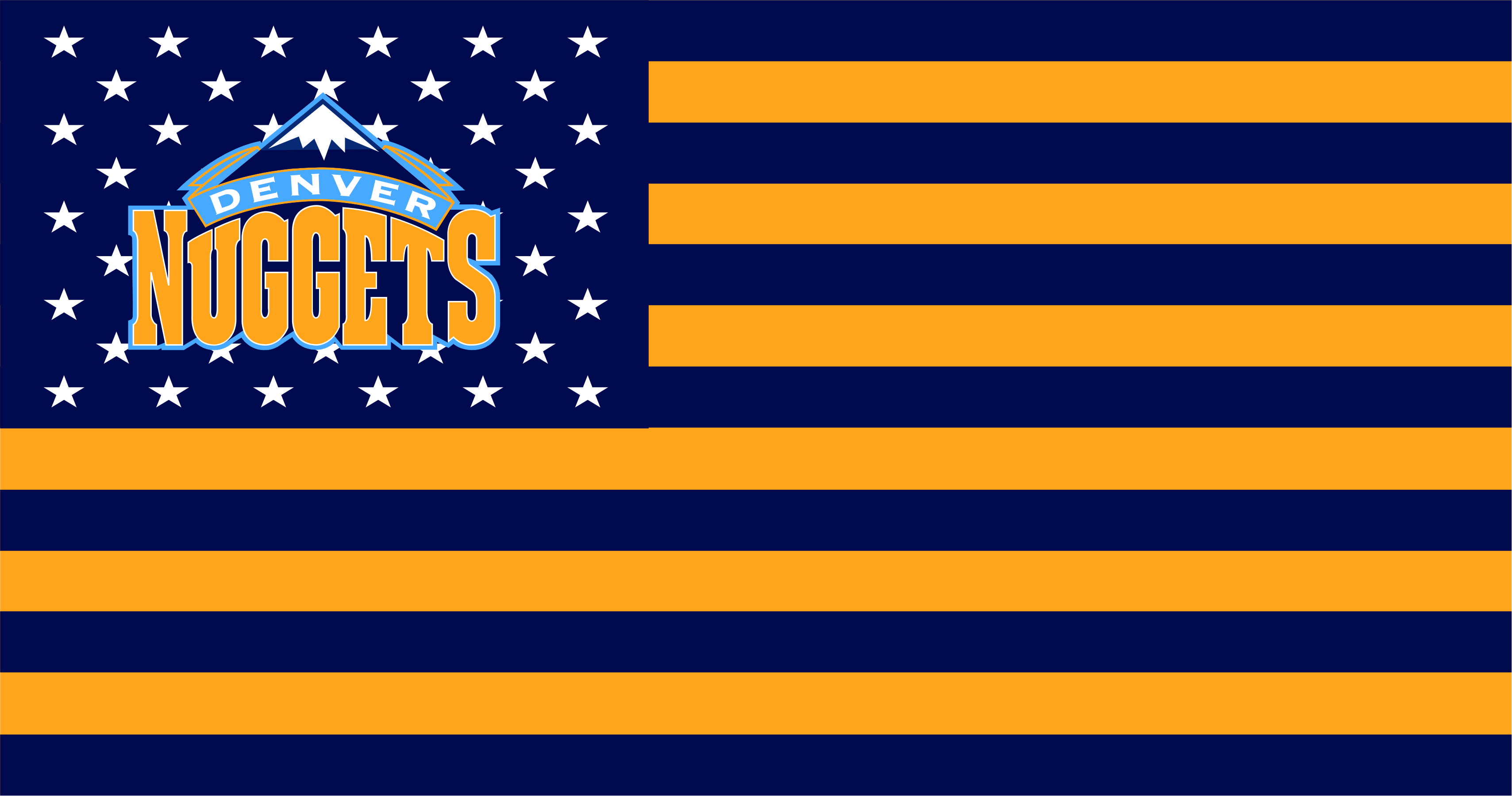 Denver Nuggets Flag001 logo vinyl decal